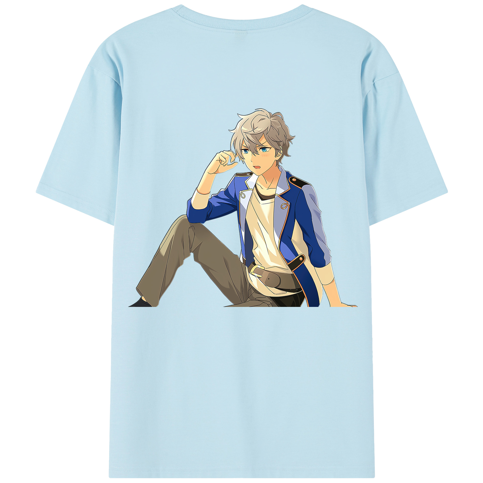 （画像用） あんさんぶるスターズ! Ensemble Stars 綿100％半袖Tシャツ（背面プリント）